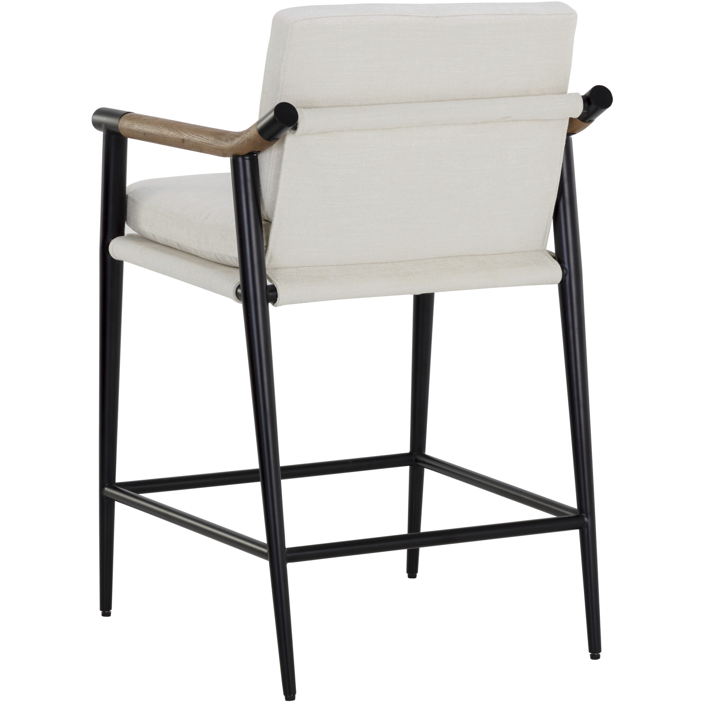 Meadow 38.25 inch Heather Ivory Tweed Counter Stool